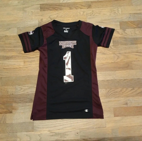 Mississippi State Bulldogs Women's Football Jersey X-Small - Picture 1 of 9